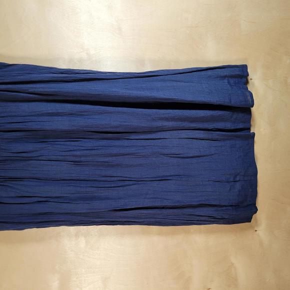 Westport Blue Red Embroidered Metallic Sleeveless Dress Women Petite Size XL - Picture 9 of 10